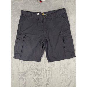 Carhartt force mens size 44 relaxed fit Cargo Shorts Gray
